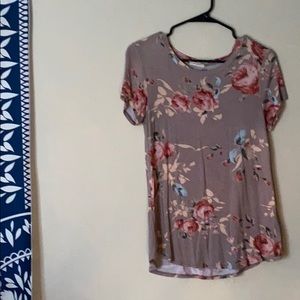 Floral tee